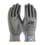 G-Tek® 3GX® Seamless Knit Dyneema® Diamond Blended Glove with Polyurethane Coated Flat Grip on Palm & Fingers, Large, Gray, 6 Dozen Pair per Case redirect to product page